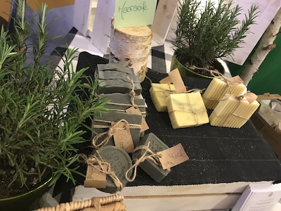 Haarseifen auf der Messe kaufen Probierset Tester kaufen gegen Schuppen