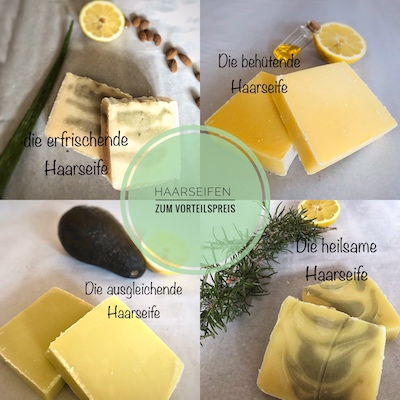 Haarseife hohe überfettung reichhaltige pflege pur linie naturseife kaufen haarseofe probieren haarseife statt shampoo günstig versenden